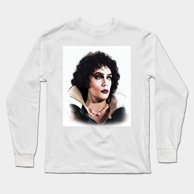 Dr Frank n Furter | Rocky Horror Picture Show Long Sleeve T-Shirt by ArtFactoryAI